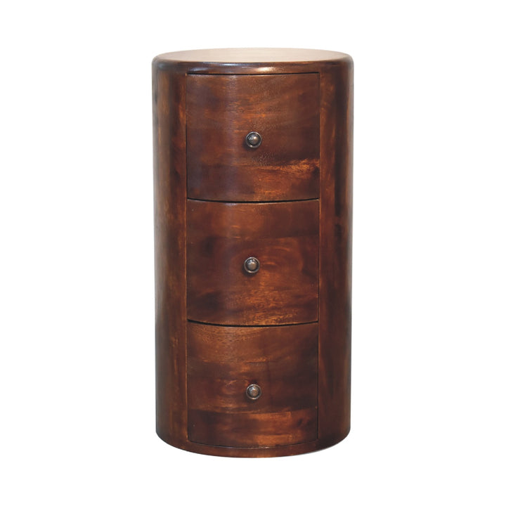 Chestnut Drum Chest - TidySpaces