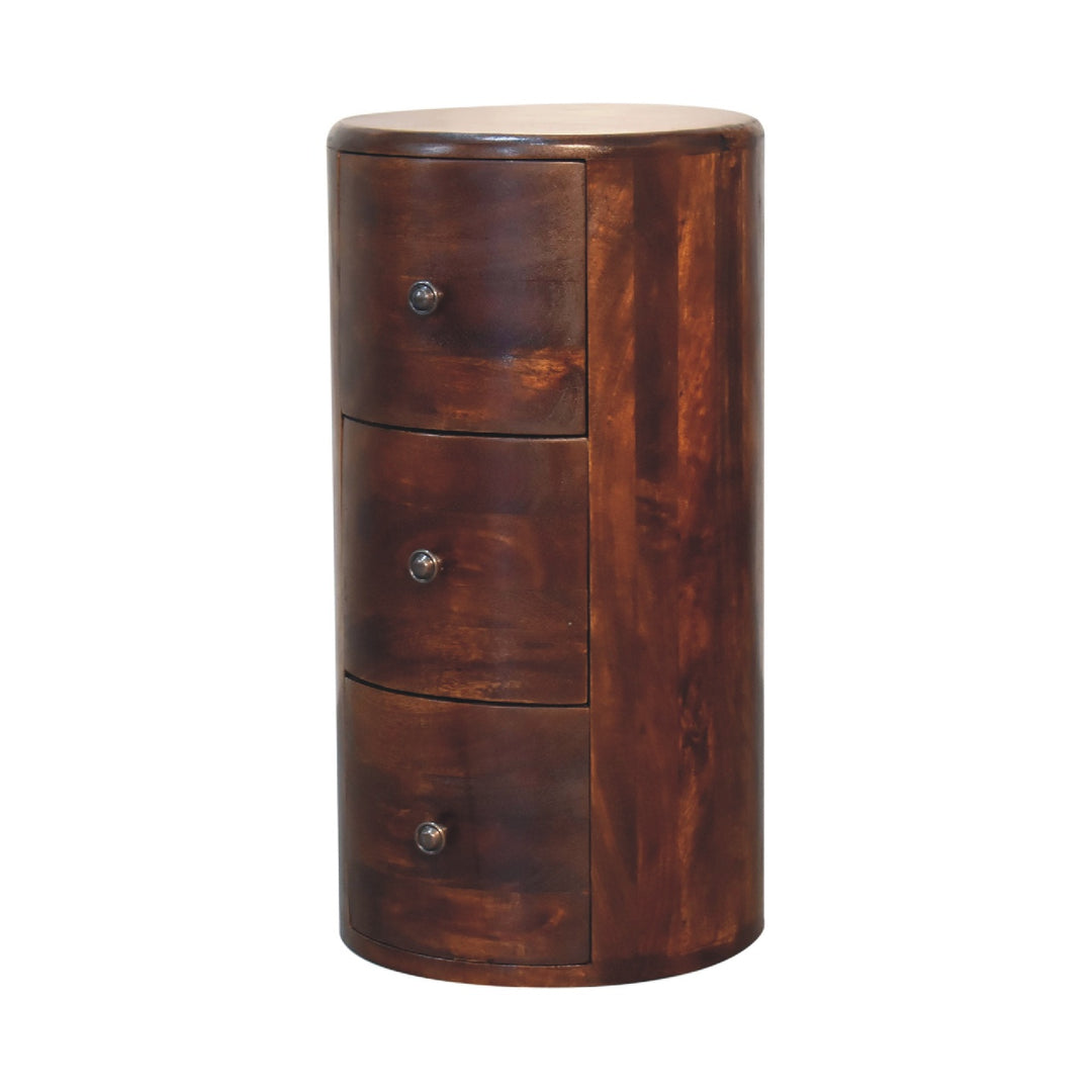 Chestnut Drum Chest - TidySpaces