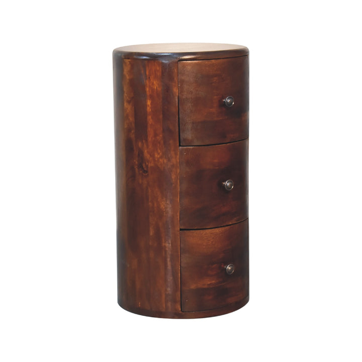 Chestnut Drum Chest - TidySpaces