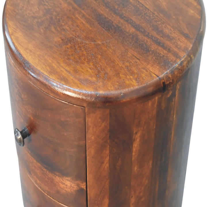 Chestnut Drum Chest - TidySpaces