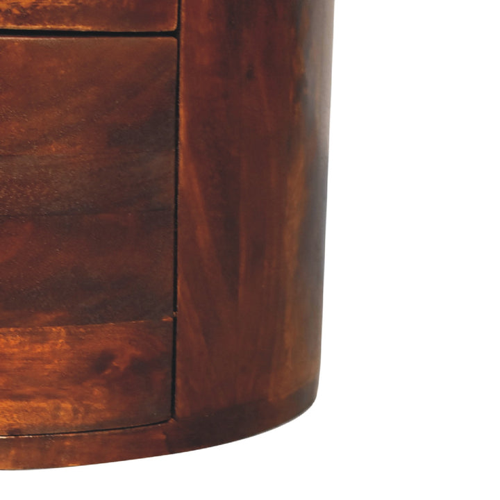 Chestnut Drum Chest - TidySpaces