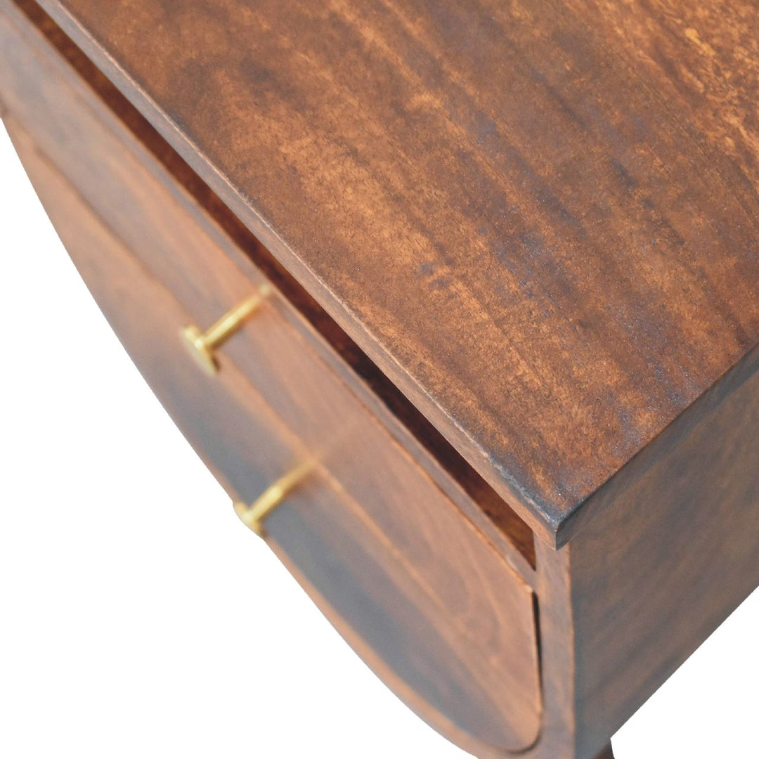 Split Chestnut Bedside - TidySpaces