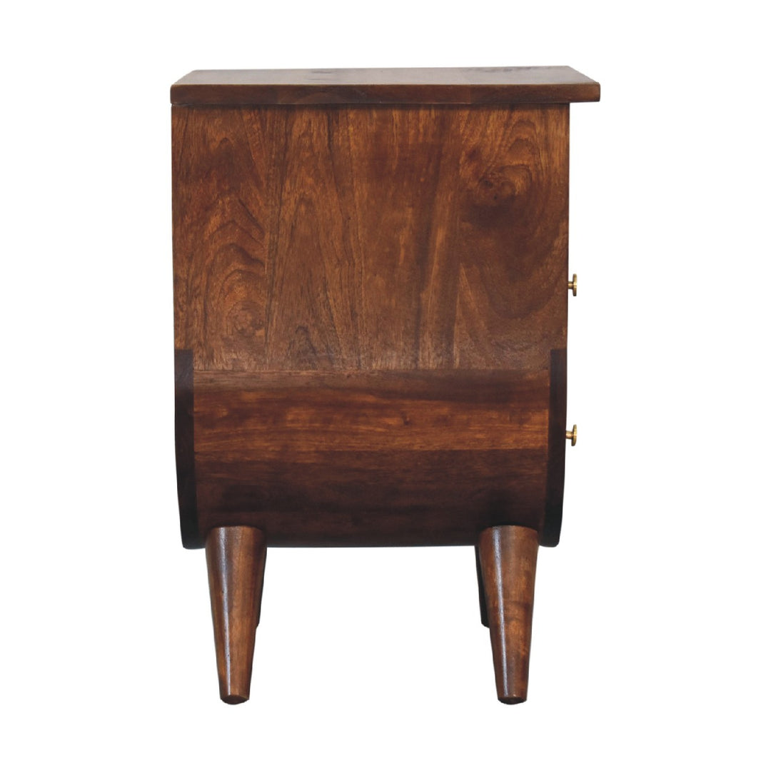 Split Chestnut Bedside - TidySpaces