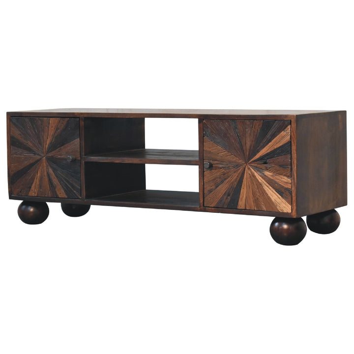 Sunrise Ball Walnut TV Unit