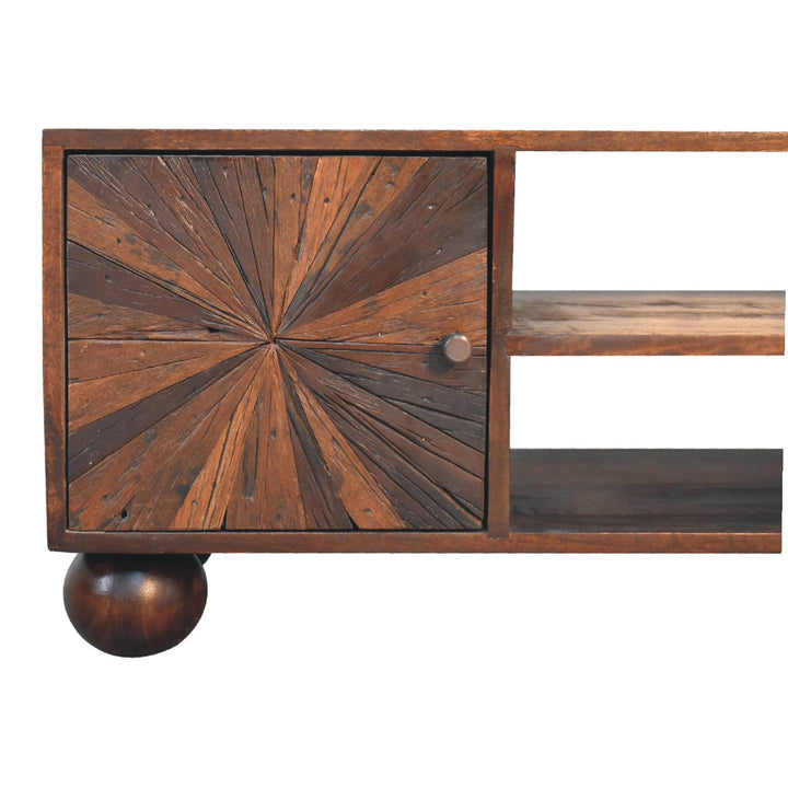 Sunrise Ball Walnut TV Unit