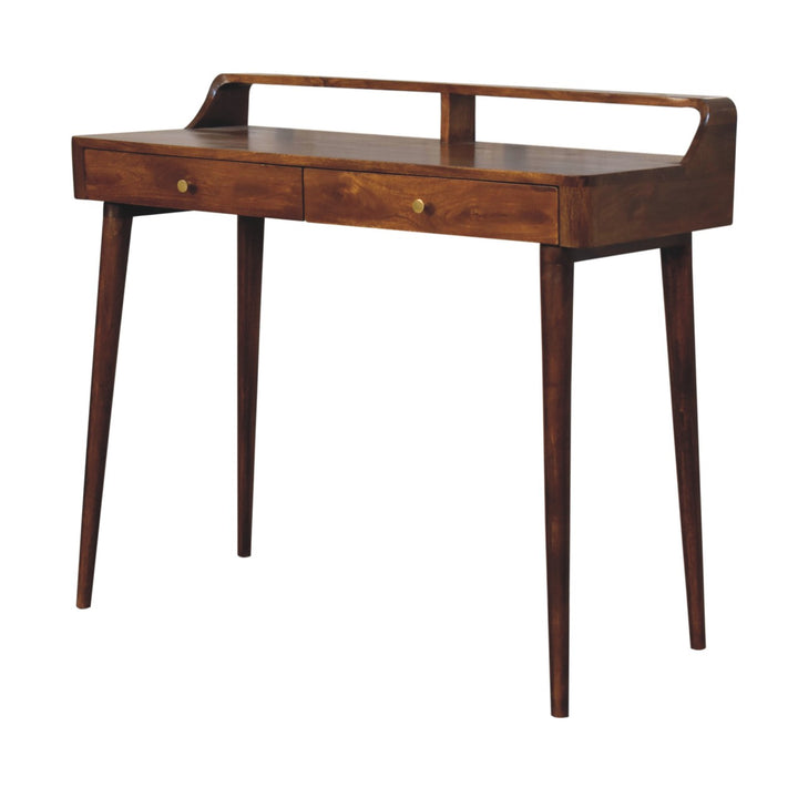 Elevated Chestnut Console Table - TidySpaces