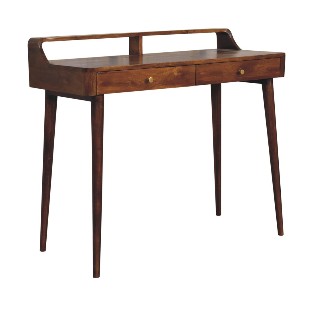 Elevated Chestnut Console Table - TidySpaces