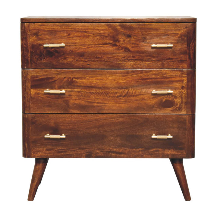 Chestnut T-Bar Chest - TidySpaces