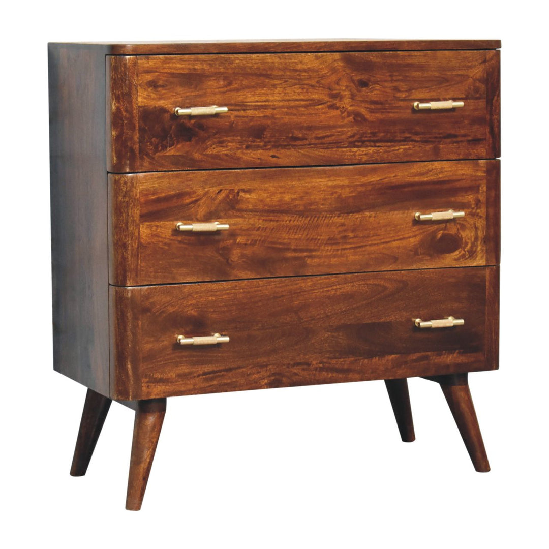 Chestnut T-Bar Chest - TidySpaces