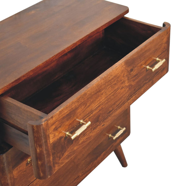 Chestnut T-Bar Chest - TidySpaces