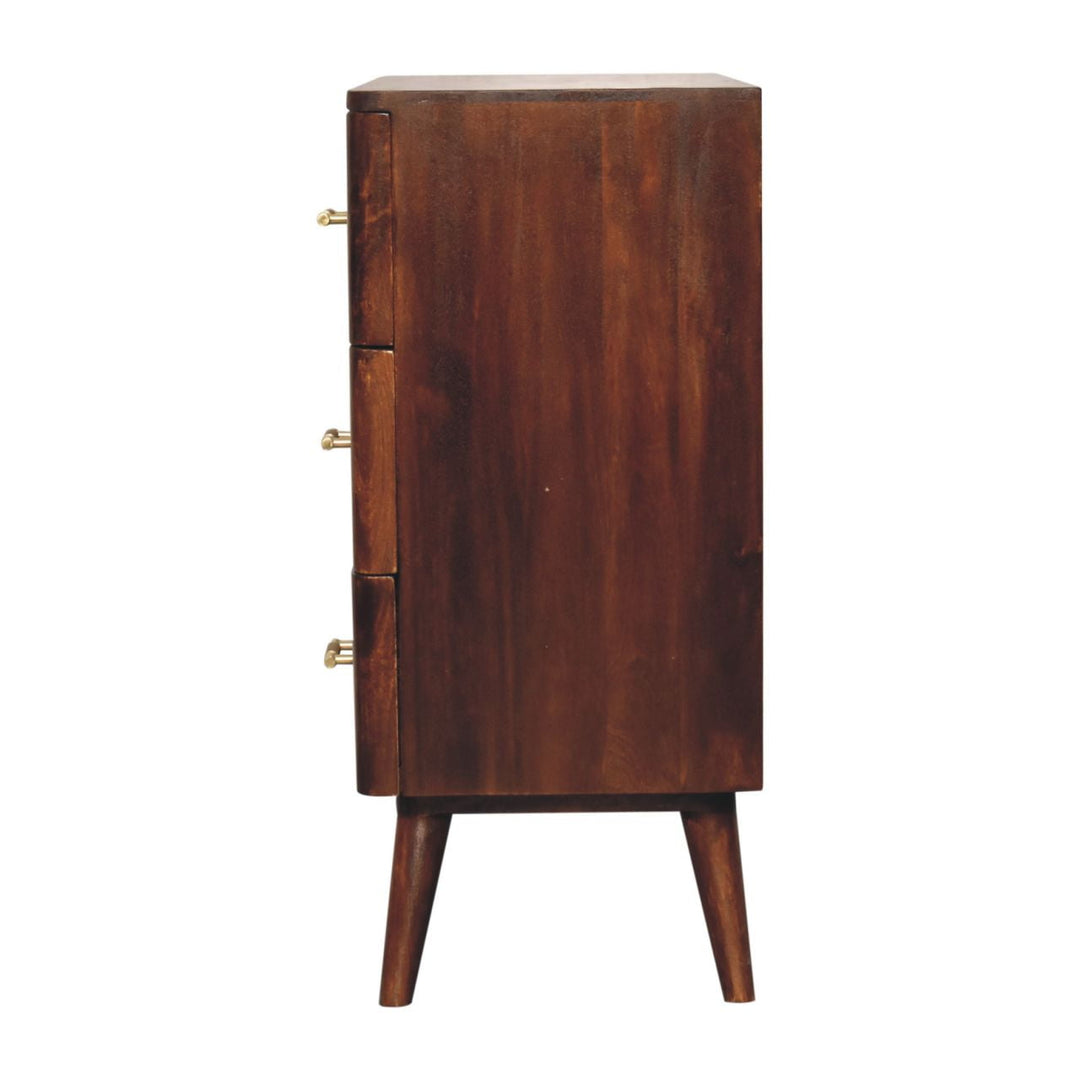 Chestnut T-Bar Chest - TidySpaces