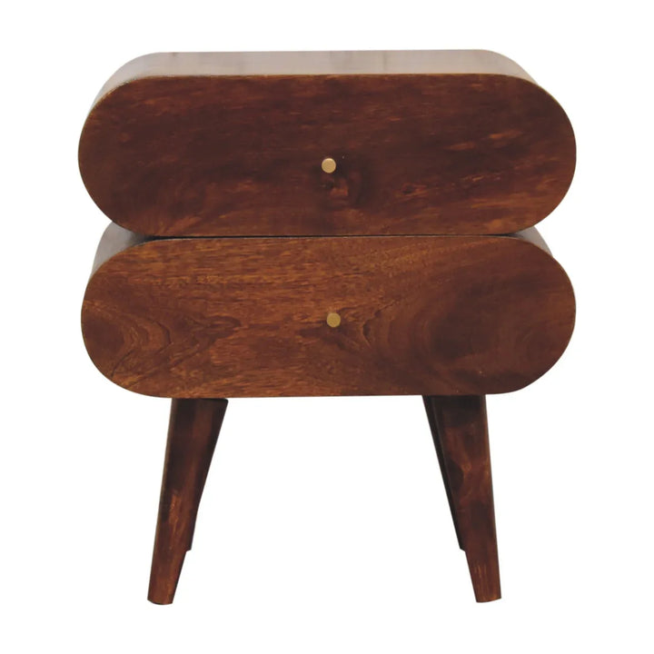 Bubble Chestnut Bedside - TidySpaces