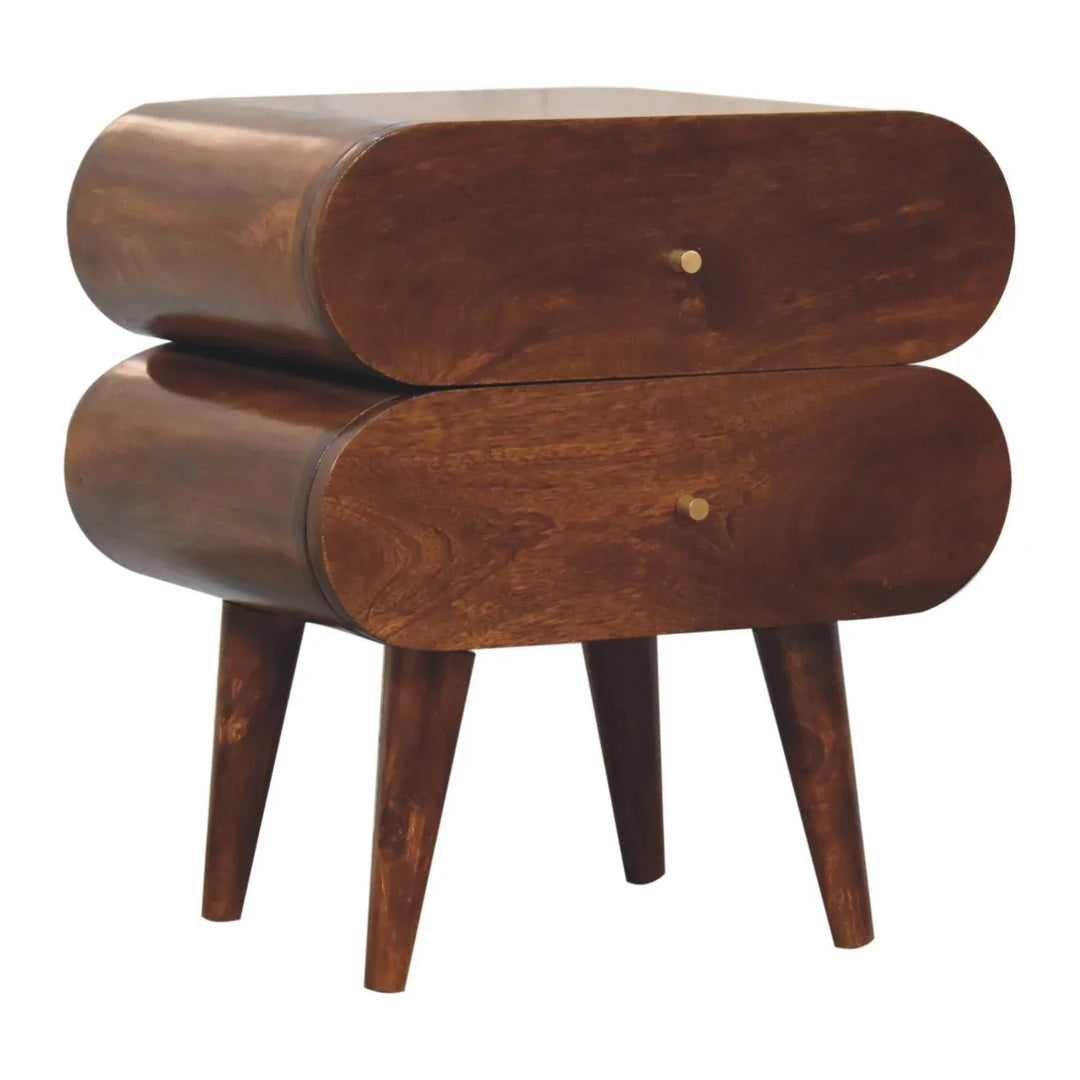 Bubble Chestnut Bedside - TidySpaces