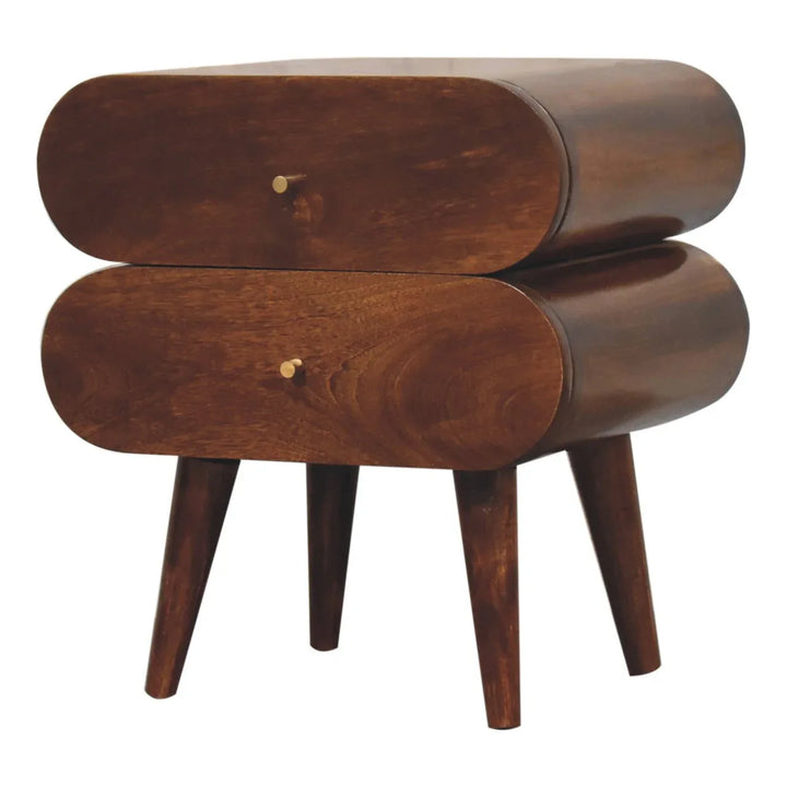 Bubble Chestnut Bedside - TidySpaces
