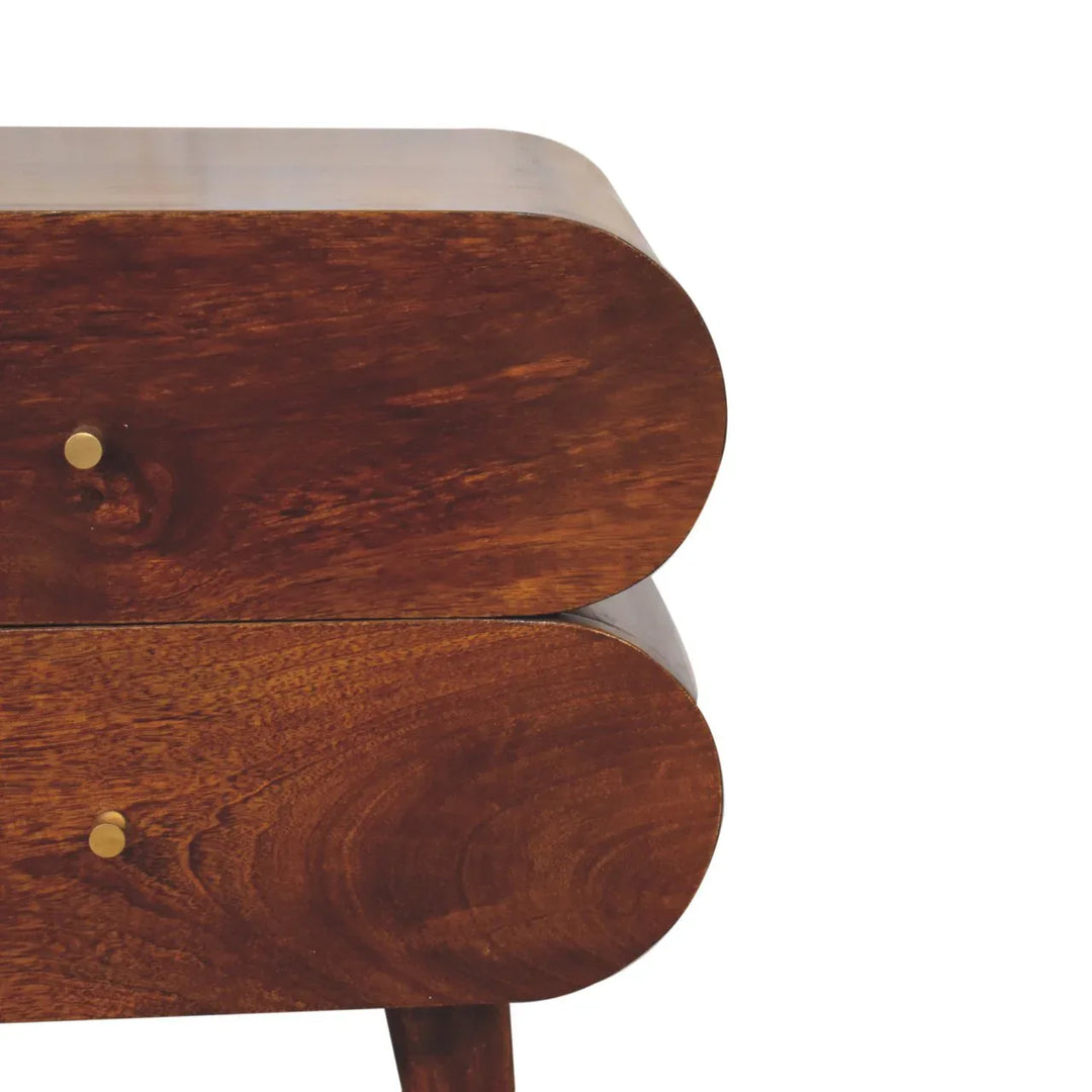 Bubble Chestnut Bedside - TidySpaces