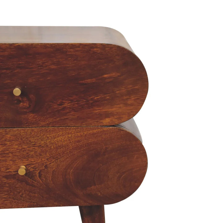 Bubble Chestnut Bedside - TidySpaces