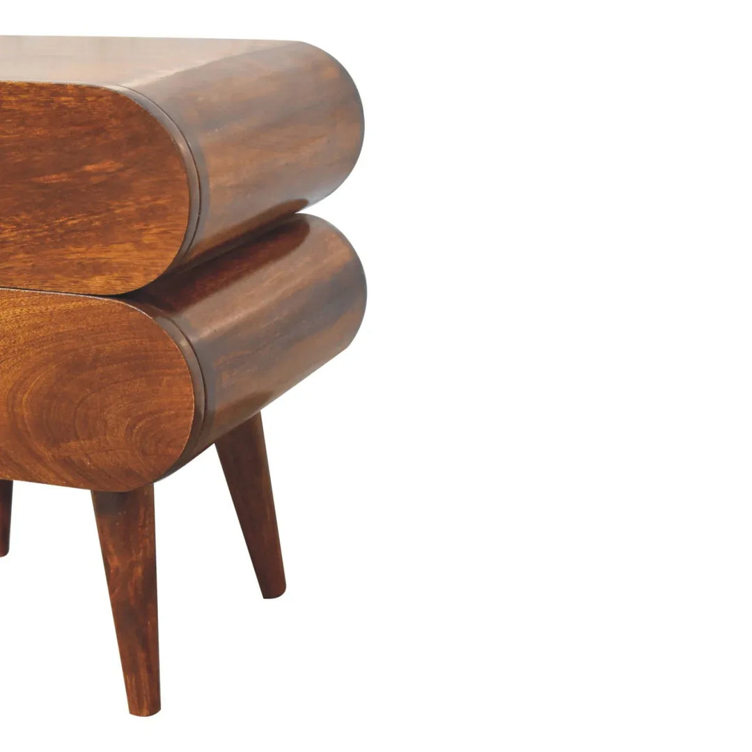 Bubble Chestnut Bedside - TidySpaces