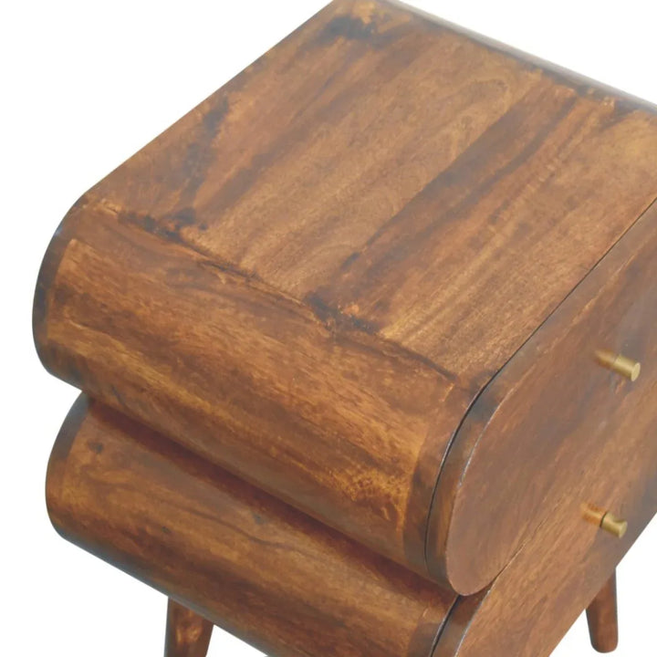 Bubble Chestnut Bedside - TidySpaces