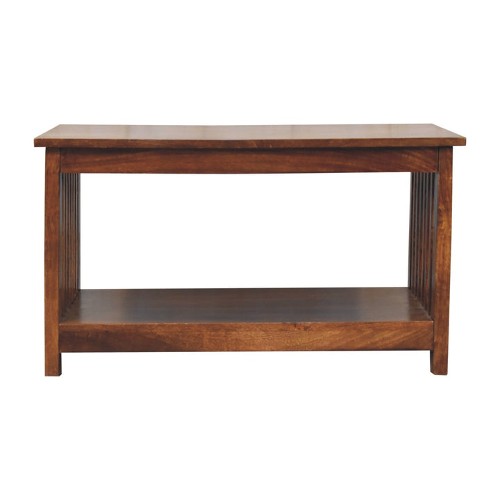 Slatted Chestnut Coffee Table