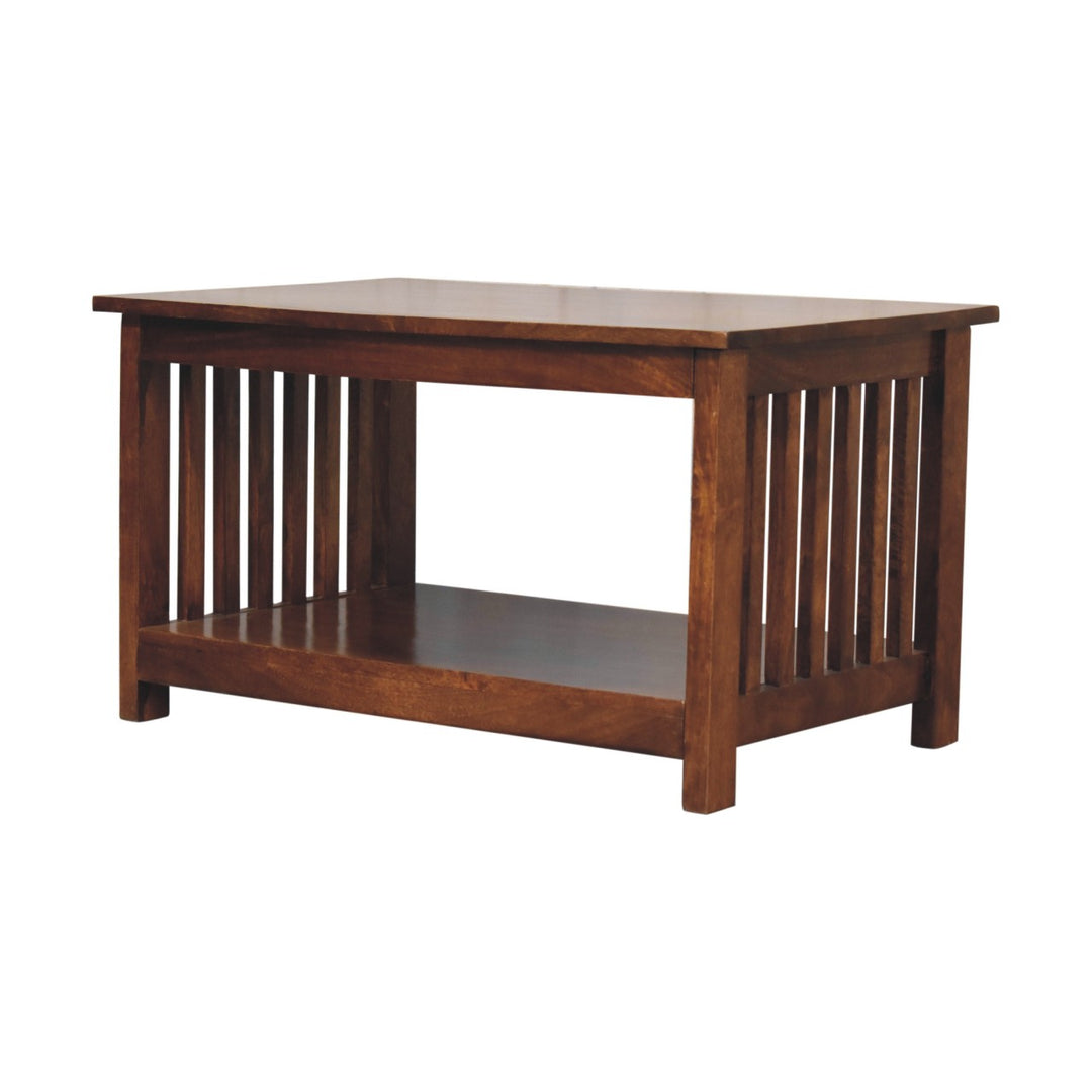 Slatted Chestnut Coffee Table