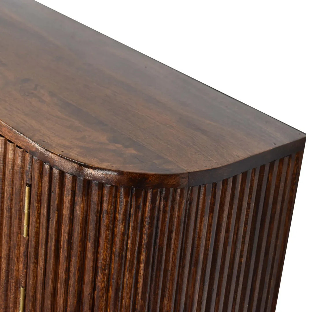 Chunky Chestnut Wall Mounted Console - TidySpaces
