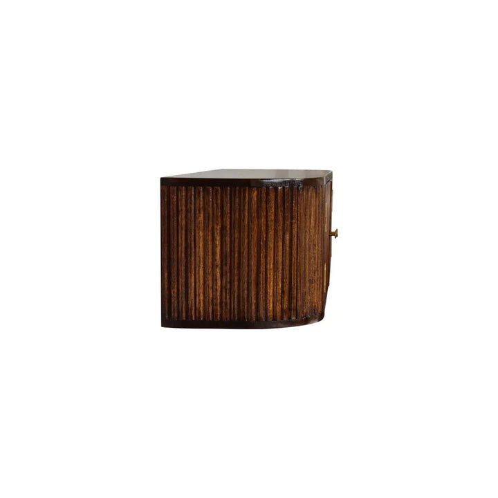 Chunky Chestnut Wall Mounted Console - TidySpaces