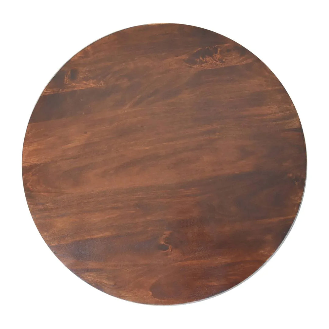 California Walnut Coffee Table with Ball Feet - TidySpaces
