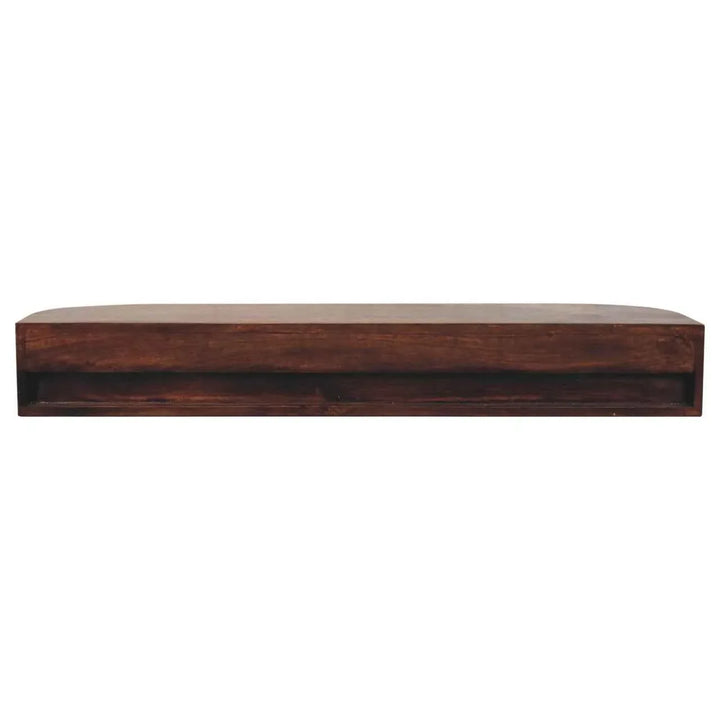 Lunar 2 Drawer Wall Mounted Chestnut Console