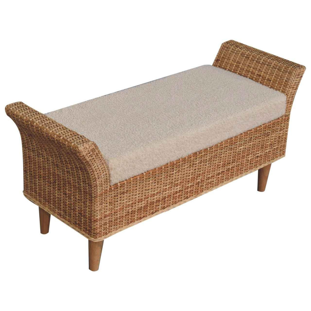 Riviera Woven Bench