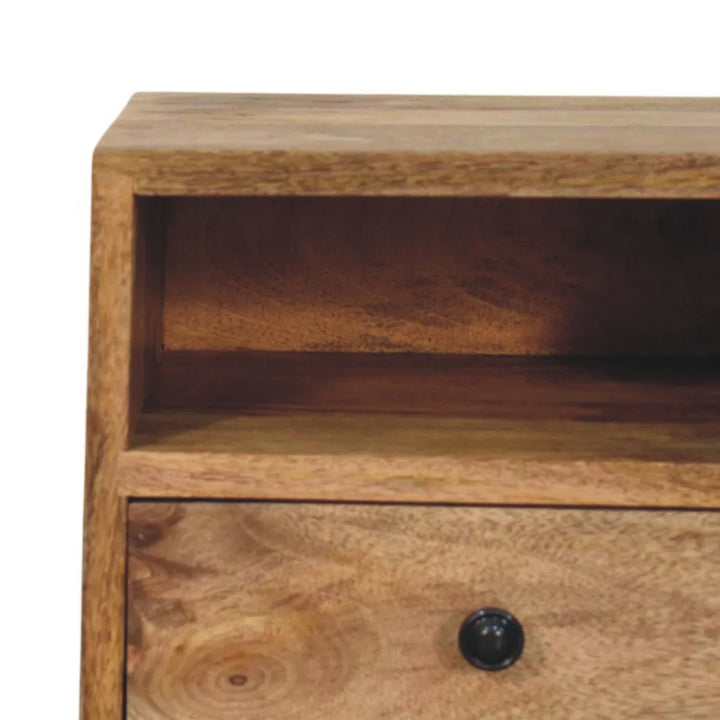 Solis 1-Drawer Oak-ish Wall Mounted Nightstand - TidySpaces