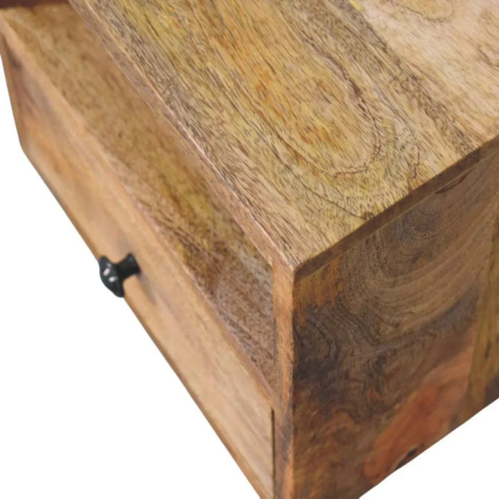 Solis 1-Drawer Oak-ish Wall Mounted Nightstand - TidySpaces