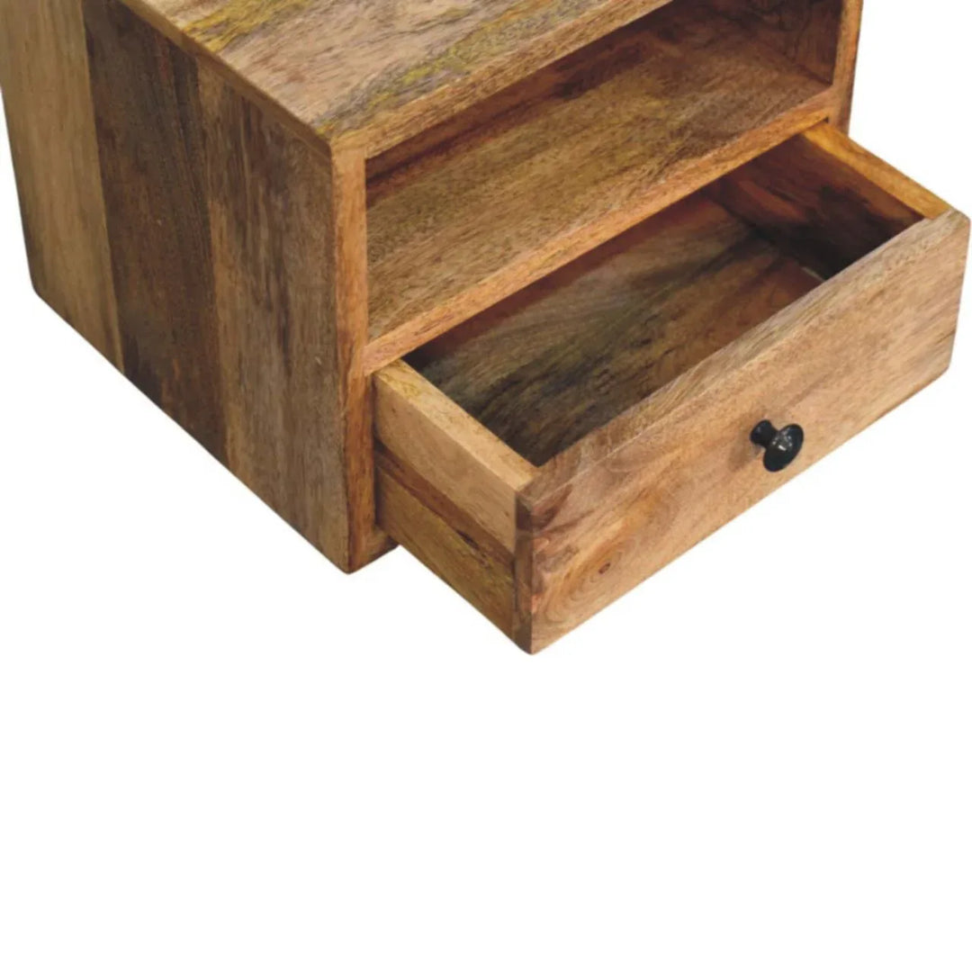Solis 1-Drawer Oak-ish Wall Mounted Nightstand - TidySpaces