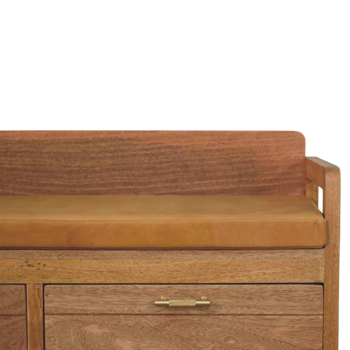 Oxford Oak-ish 2 Drawer Storage Bench - TidySpaces