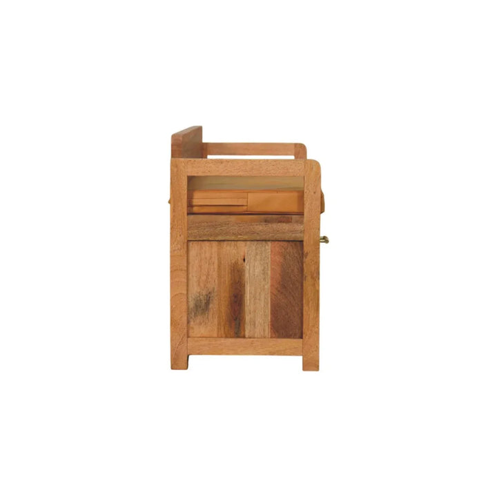 Oxford Oak-ish 2 Drawer Storage Bench - TidySpaces