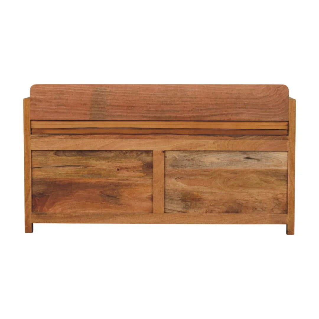 Oxford Oak-ish 2 Drawer Storage Bench - TidySpaces