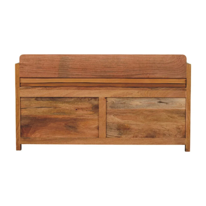 Oxford Oak-ish 2 Drawer Storage Bench - TidySpaces