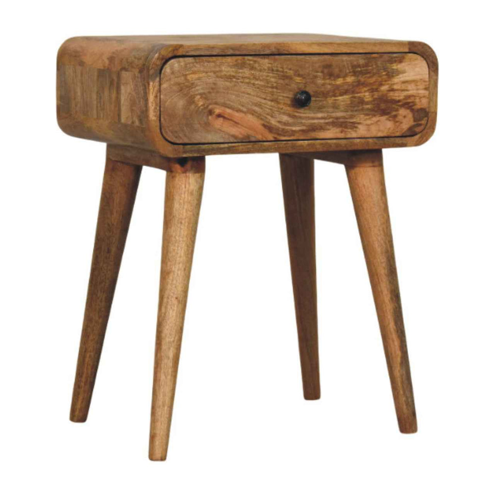 Avora Oak-ish Nightstand with 1 drawer