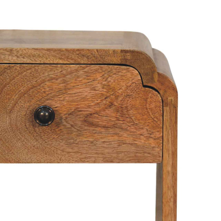 Avora Mini Chestnut Nightstand with 1 drawer
