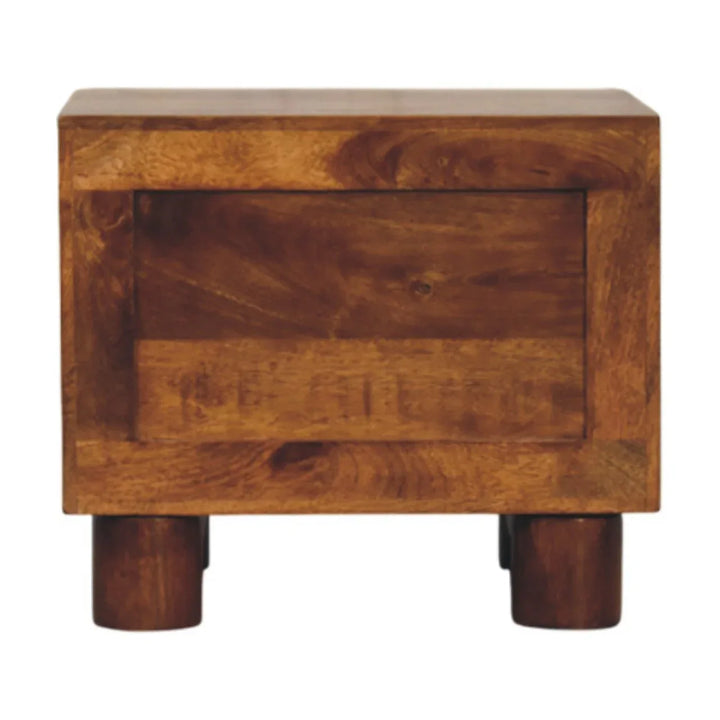 Tula 2 Drawer Chestnut Nightstand - TidySpaces