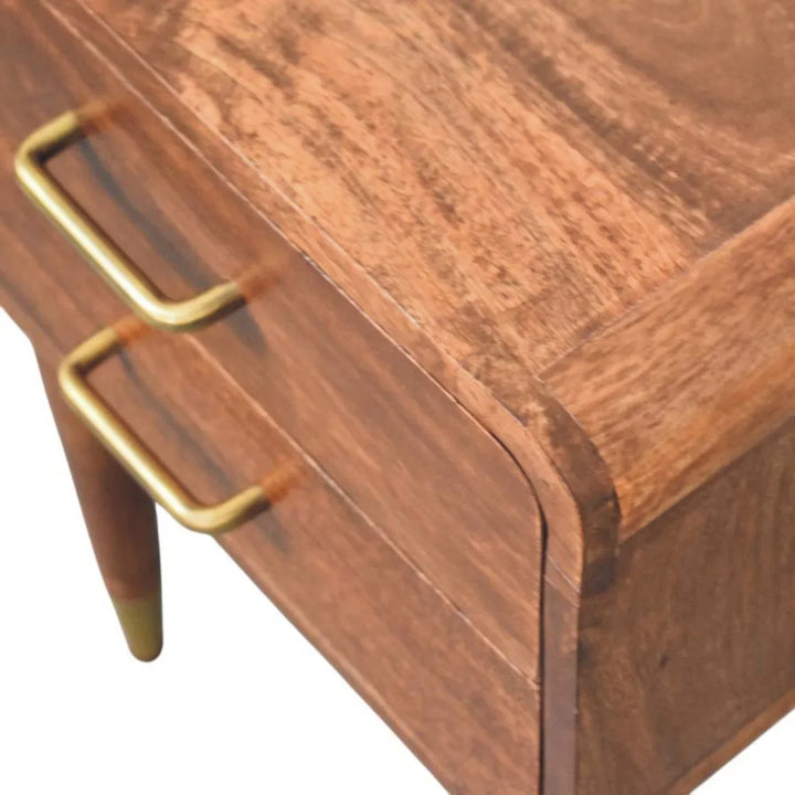 Valenza Two-Drawer Bedside Table - TidySpaces