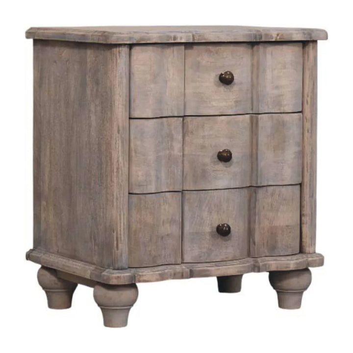 Lume Washed Bedside Table - TidySpaces