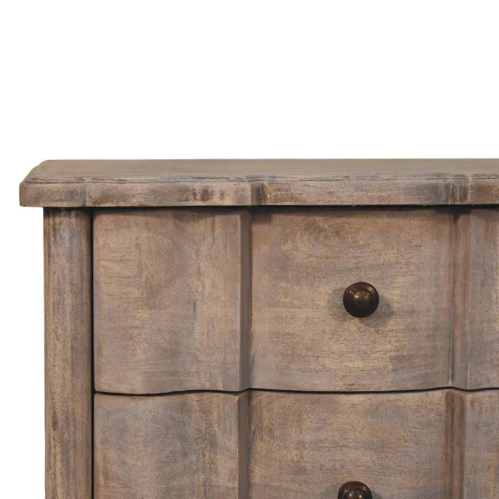 Lume Washed Bedside Table - TidySpaces