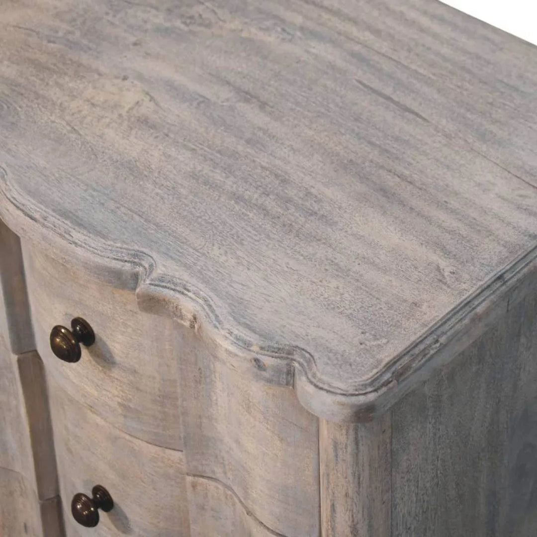 Lume Washed Bedside Table - TidySpaces