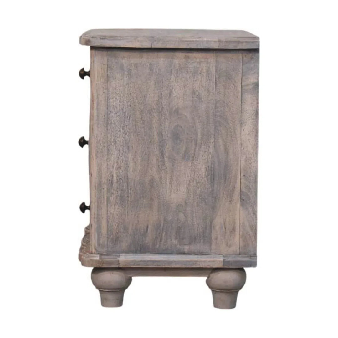 Lume Washed Bedside Table - TidySpaces