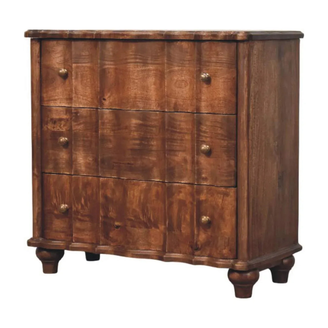 Lume Roasted Panel Chest - TidySpaces