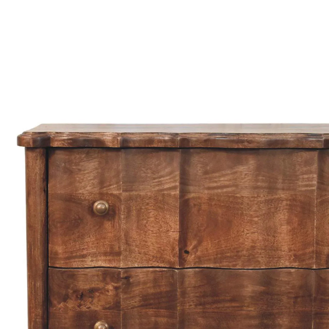 Lume Roasted Panel Chest - TidySpaces
