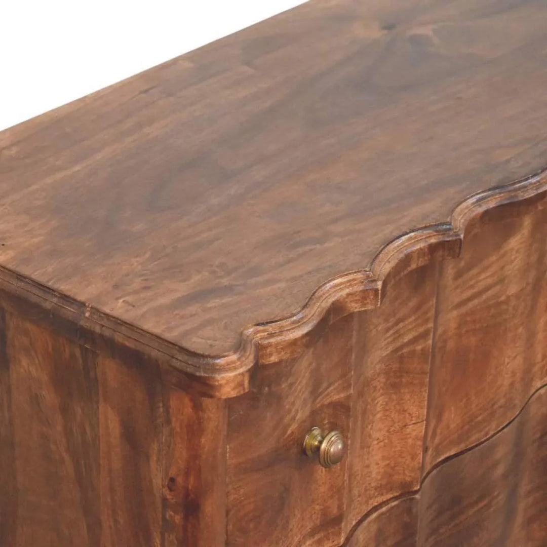 Lume Roasted Panel Chest - TidySpaces