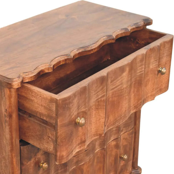 Lume Roasted Panel Chest - TidySpaces
