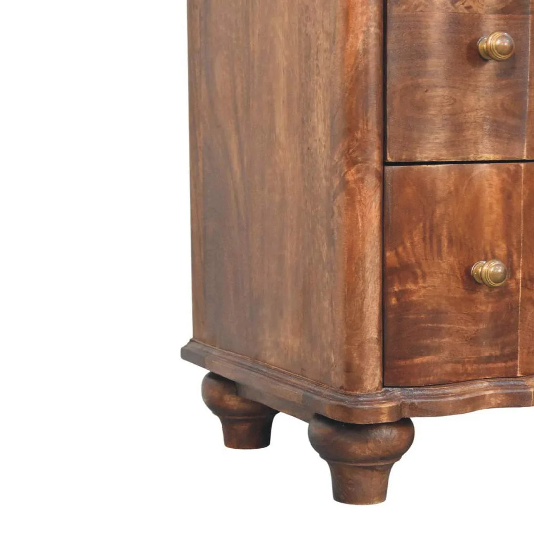 Lume Roasted Panel Chest - TidySpaces
