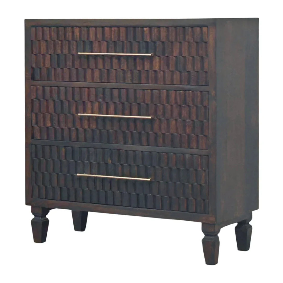 Cadiz Carved Drawer Chest - TidySpaces